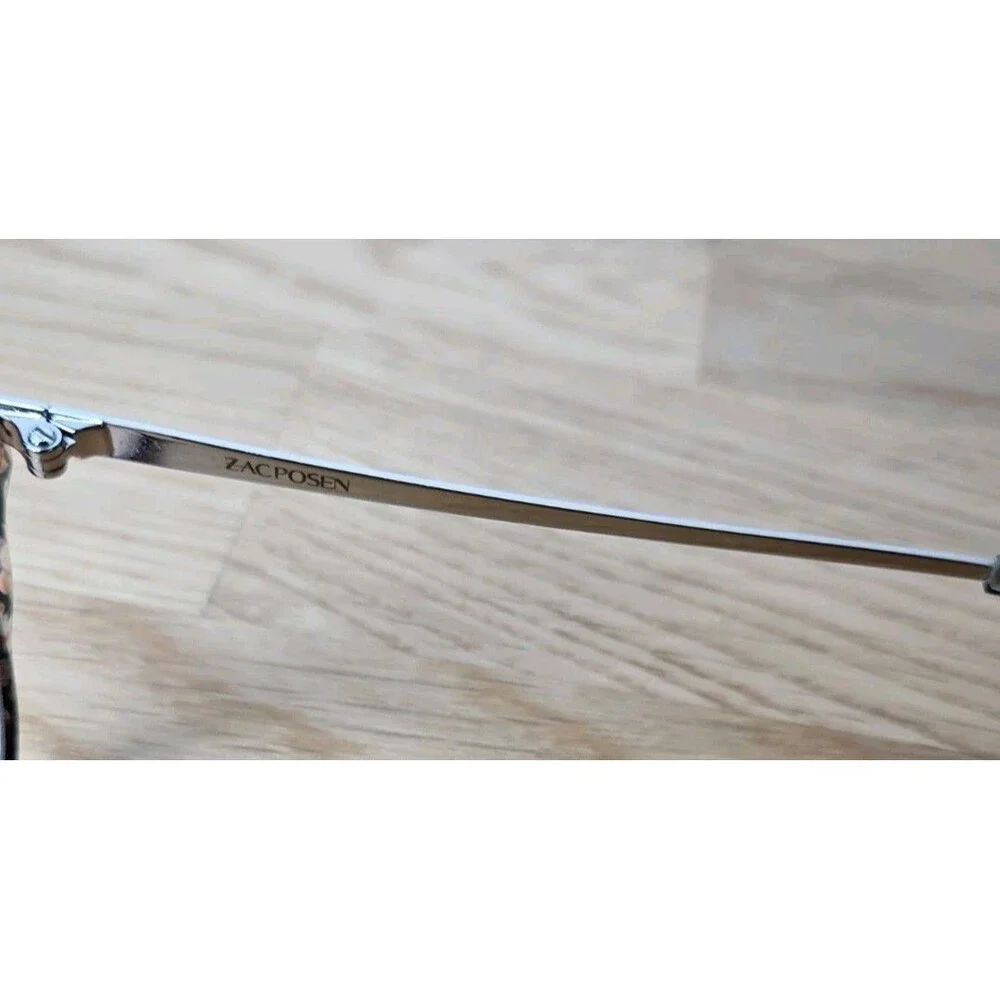 ZAC POSEN Truvy Browline Cat Eye Metal And Plastic Full Rim Frames Only